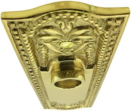 Renovators Supply Manufacturing Door Back Plate Brass Escutcheon Cover