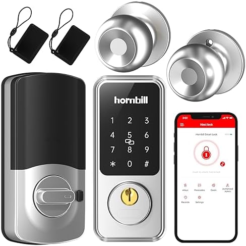Hornbill Keyless Entry Door Lock Ensure Security One-Step Solution
