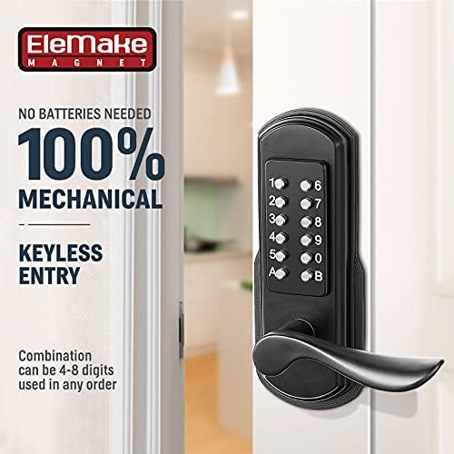 Right-Handed Stainless Steel Door Lock with Keypad Secure Reliable