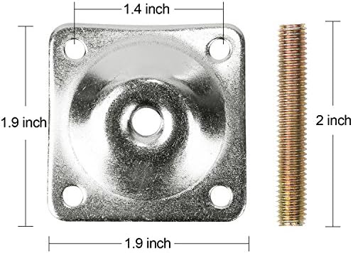 11 Angled Leg Mounting Plate for Furniture