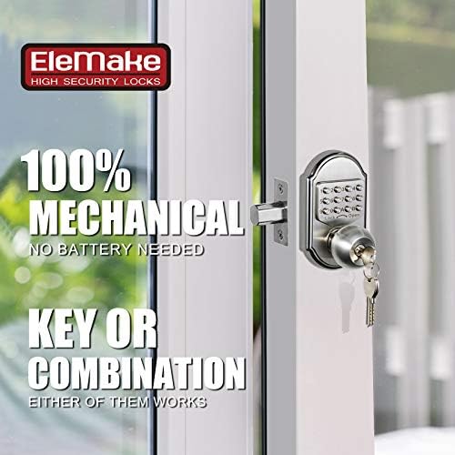 Keyless Entry Door Deadbolt Secure Waterproof