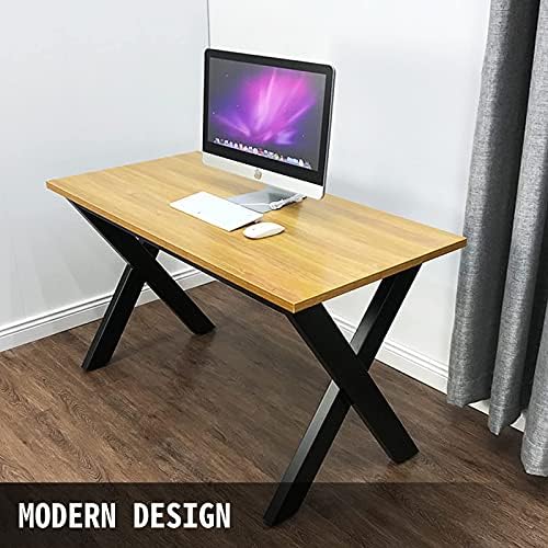 Vexclusive 2-Piece Heavy Duty Steel Table Legs with X-Frame Design