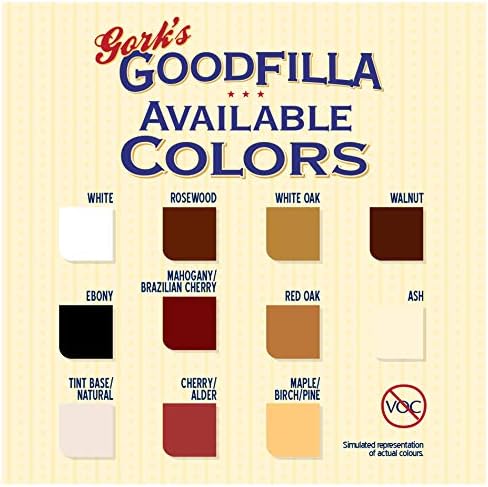 Goodfilla Ebony 1 Quart Wood and Grain Filler