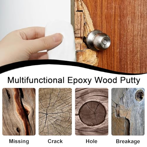 Perfect for Wood Furniture Repair - 16oz White Epoxy Putty Kit