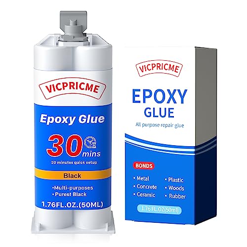 Vicpricme Black Epoxy Glue 176oz Syringe