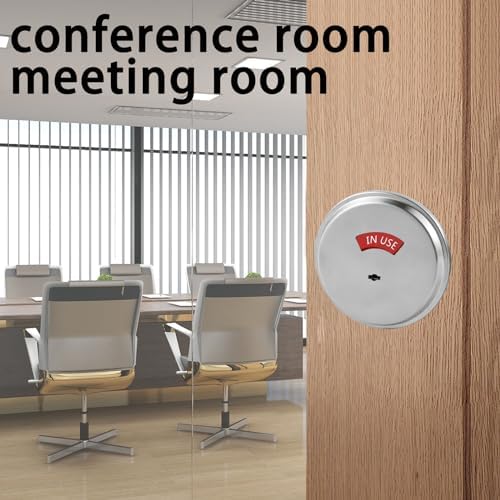 HISAFE In-UseVacant Commercial Deadbolt Heavy Duty Satin Chrome Grade 2 2 Packs