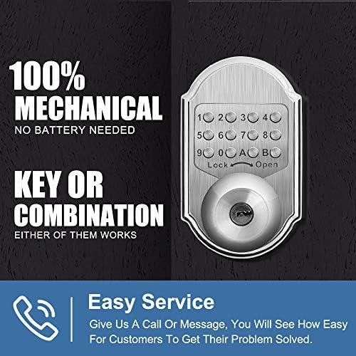 Megaflint Keyless Entry Keypad Deadbolt Door Lock