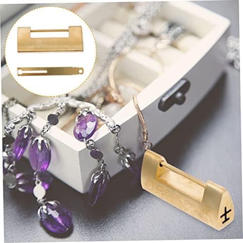 Chinese Golden Retro Padlock for Jewelry Boxes