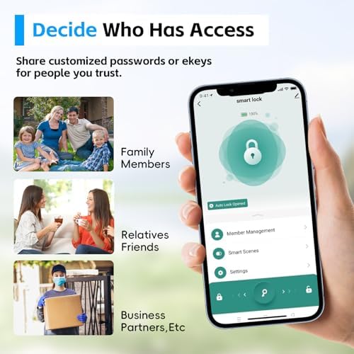 Unlock hassle-free with our smart deadbolt