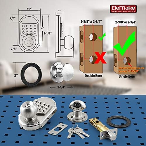 Megaflint Keyless Entry Keypad Deadbolt Door Lock