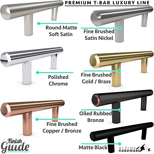 Durable Stylish T-Bar Pulls for Your Cabinets