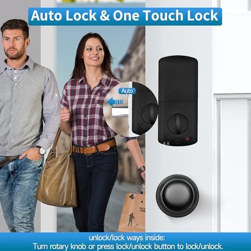 Yosimika Keyless Entry Door Lock with Fingerprint and Bluetooth