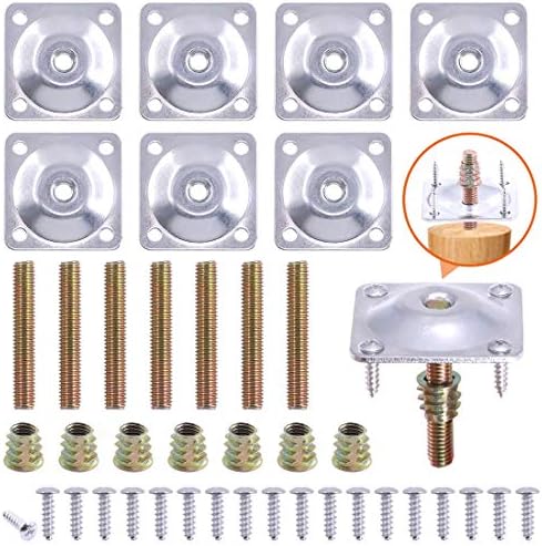 Furniture Leg Mounting Plates - Industrial Strength