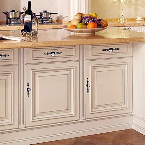 Sumnacon 5-Piece Drawer Cabinet Knobs Pull Handles - Black