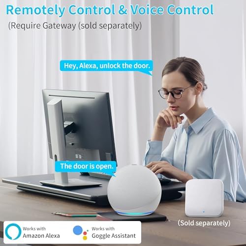 Yosimika Keyless Entry Door Lock with Fingerprint and Bluetooth