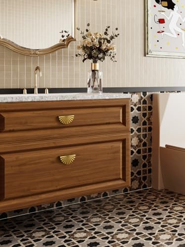 10-Piece Antique Brass Cabinet Pulls