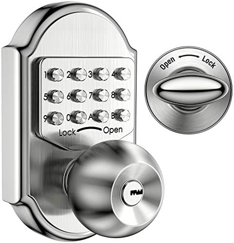 Keyless Entry Door Deadbolt Secure Waterproof
