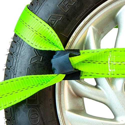 Vulcan 8-Point Vehicle Tie Down Kit Set of 4