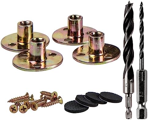 Easy Furniture Legs Replacement Set for Wood Sofa Bench More