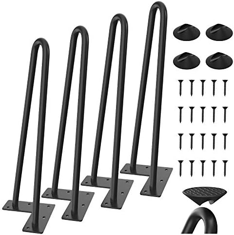 V-Shape Metal Legs Set for DIY furniture projects