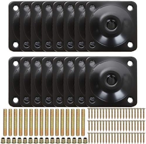 16-Piece Leg Mounting Plate Set Heavy Duty