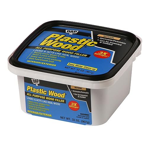 DAP 32 oz Wood Filler Natural Pros-Grade Nail Screw Anchoring