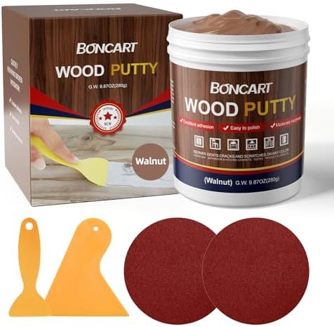 BONCART Walnut Wood Putty Filler