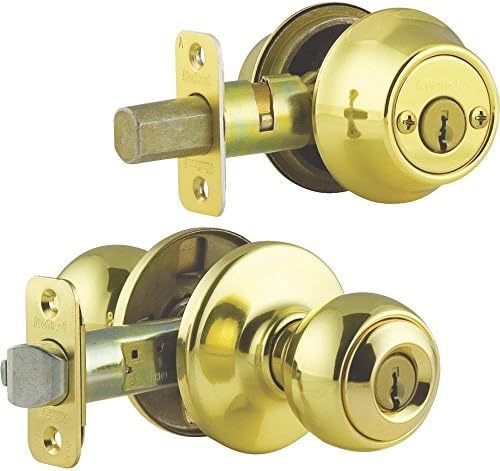 Kwikset 96950-163 Entry Knob Deadbolt Set