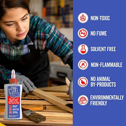 Weldbond Multi-Surface Glue - 142 oz Crystal Clear Bonding
