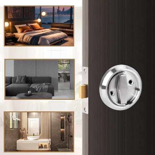 Stainless Steel Door Lock Triple-Lock System Heavy Duty Durable Design