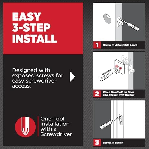 Kwikset Downtown 3-in-1 Keyed Deadbolt Lock