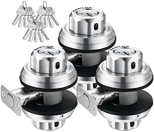 EASILOK 3-Piece Twist-to-Lock Front Door Deadbolt Set