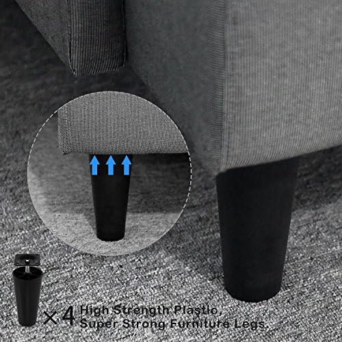 46-Inch Plastic Sofa Legs
